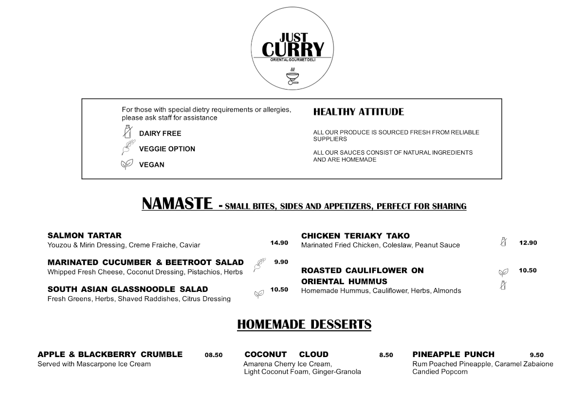 Just Curry Photo Menu 3