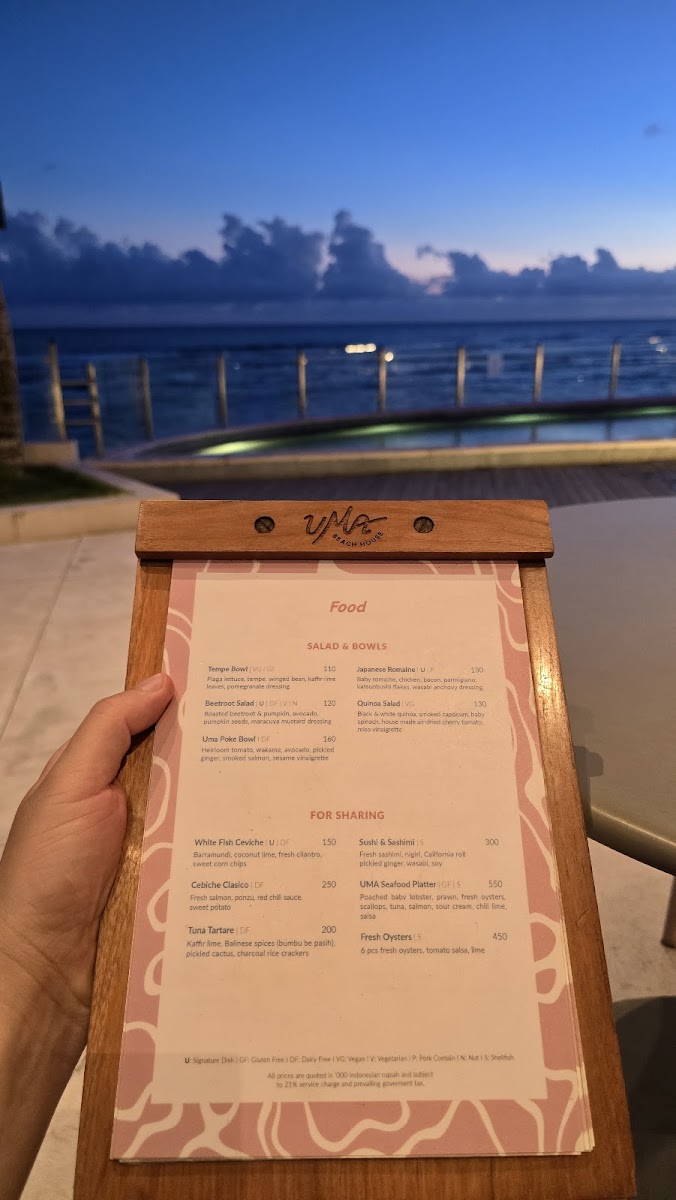 Palmilla Bali Beach Club Photo Menu 6