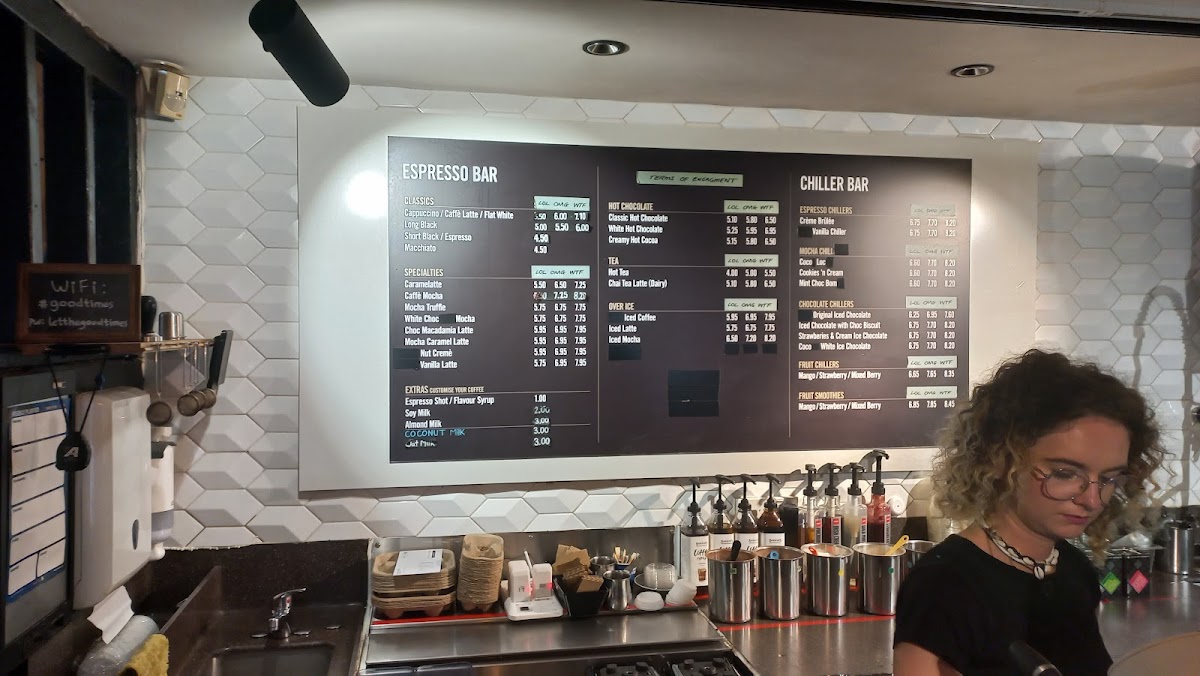 Goodtimes Coffee Photo Menu 2