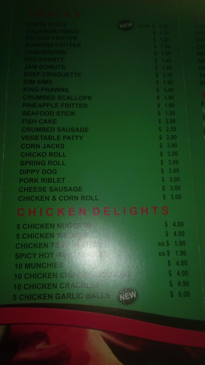 Grace Court Take-Away Photo Menu 6