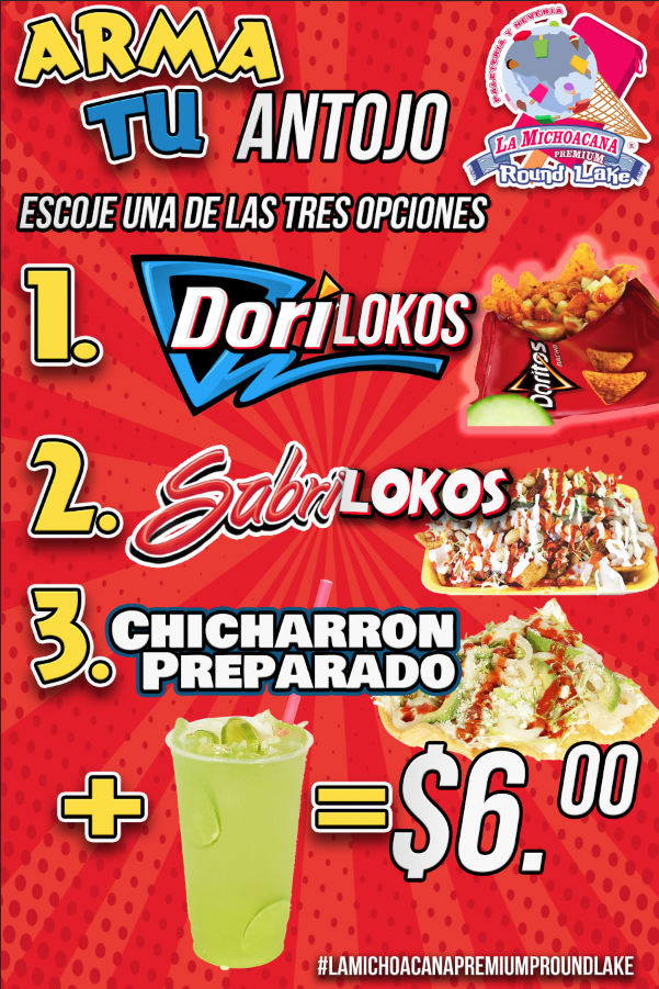 La Michoacana Premium - Round Lake Photo Menu 2