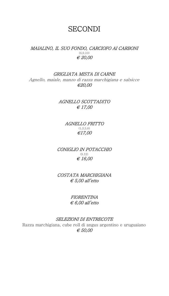 Ristorante Villa Battibecco - Camere e Cucina Photo Menu 3