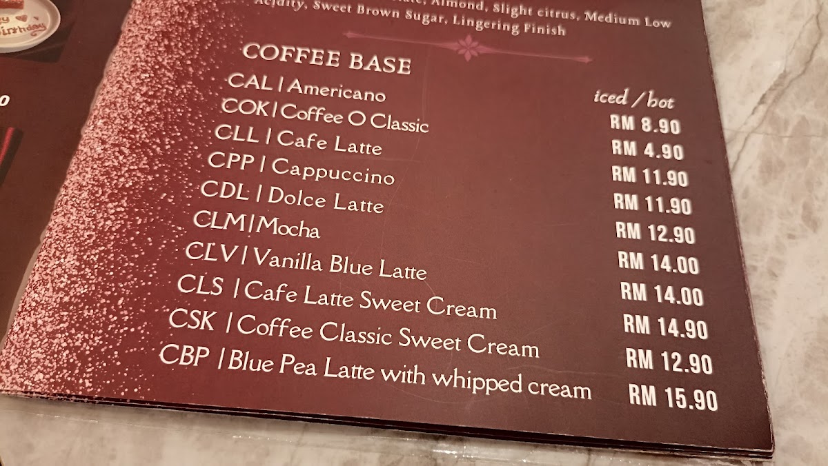 Pixa Cafe Photo Menu 2