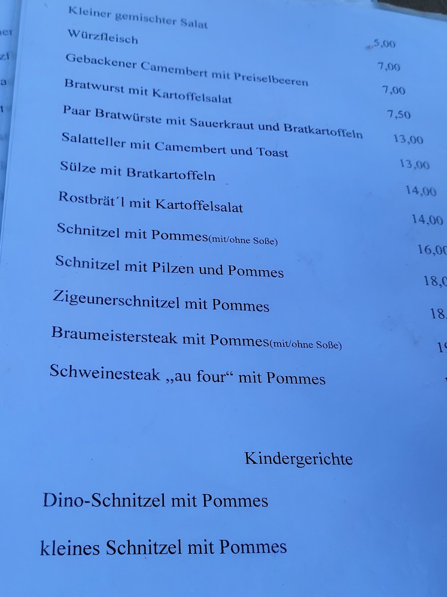 Zur Linde Inh.Thomas Kern Photo Menu 1