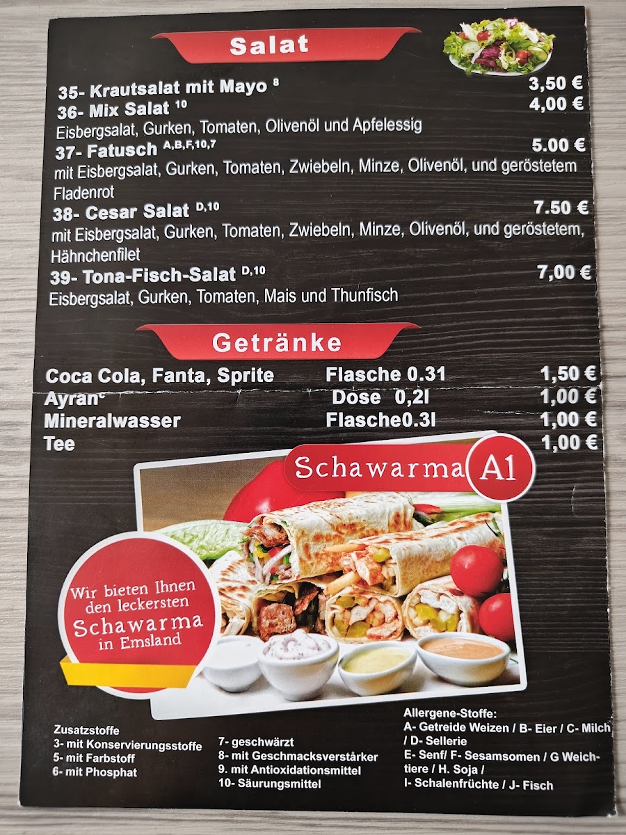 Falafilo Food Photo Menu 2