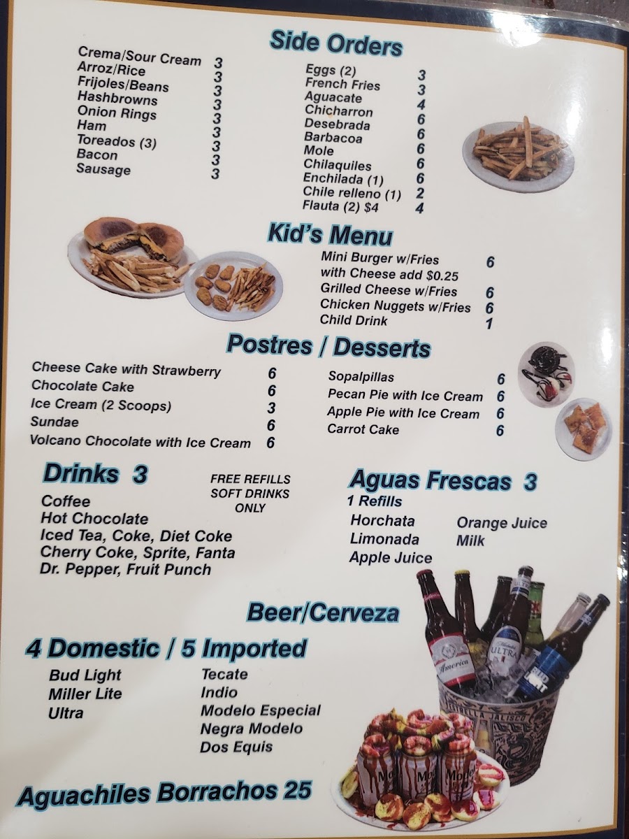 Ernie's Cafe Bar & Grill Photo Menu 2