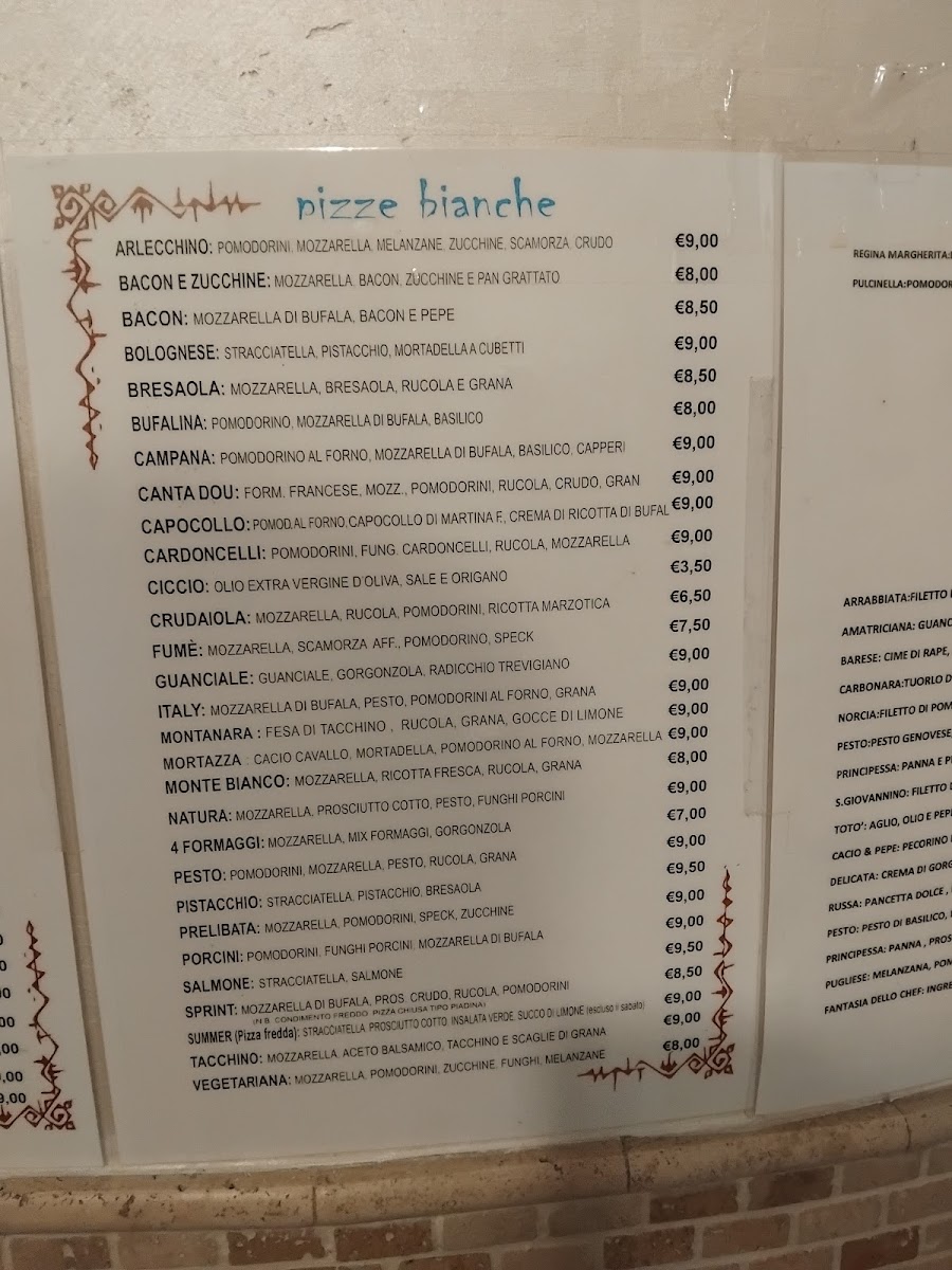 Lo Schiribizzo Photo Menu 4