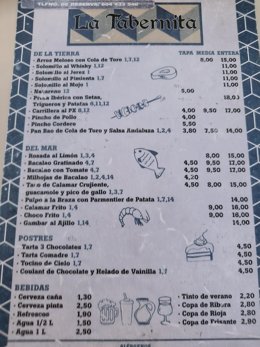 La Tabernita Photo Menu 3