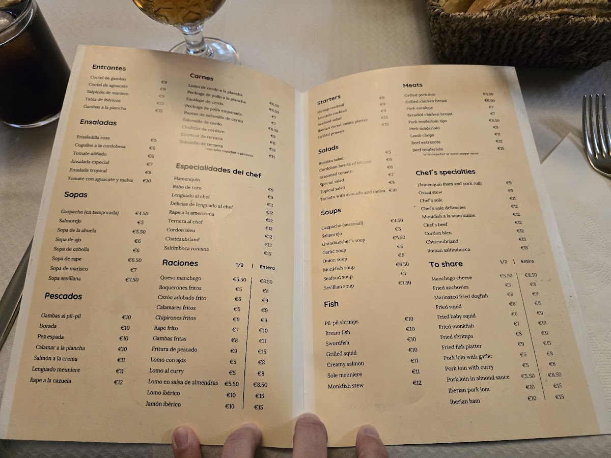 Casa Braulio Photo Menu 1