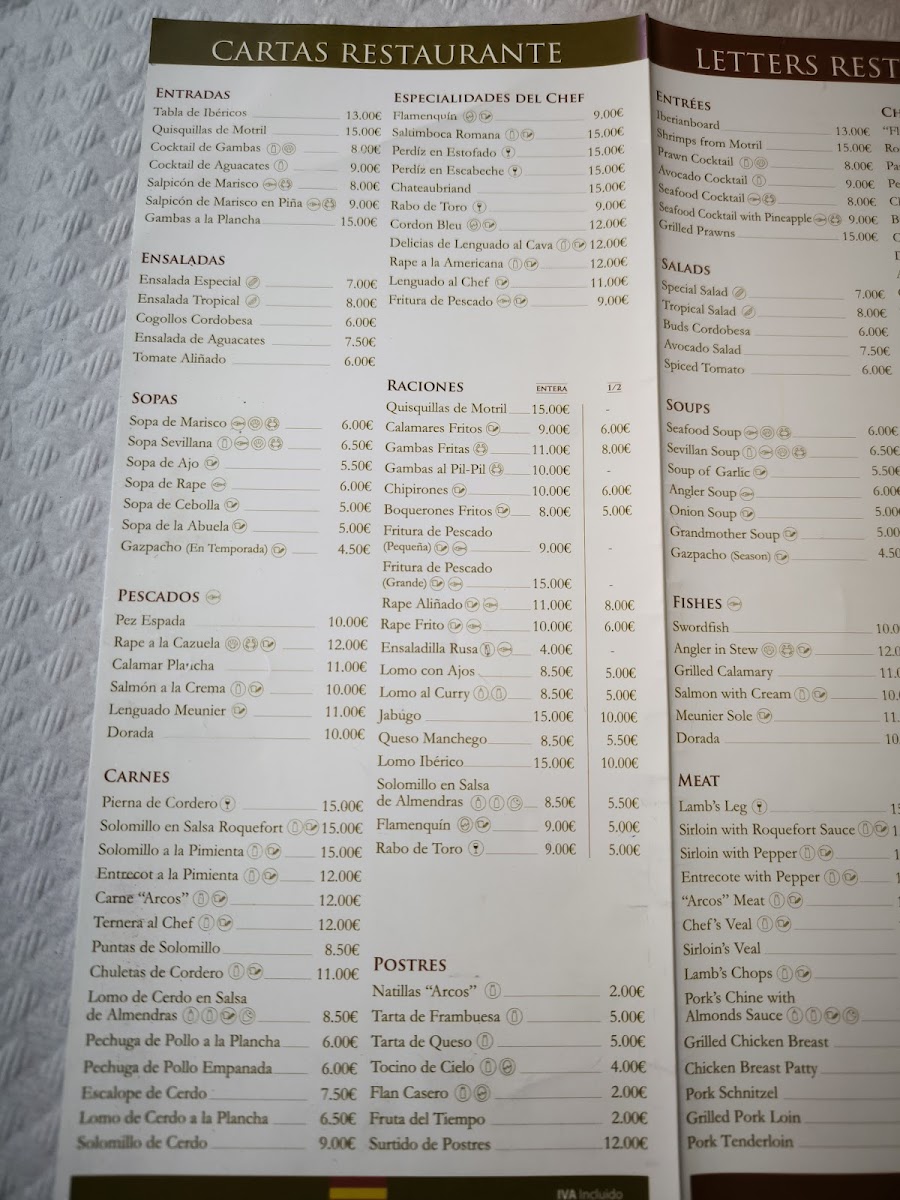 Casa Braulio Photo Menu 4