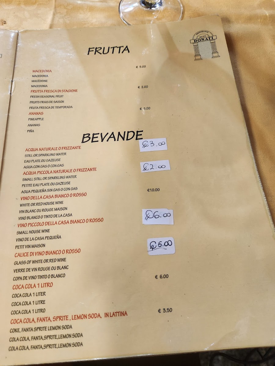 Ristorante Donati Photo Menu 2