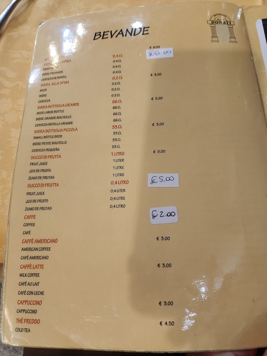 Ristorante Donati Photo Menu 5