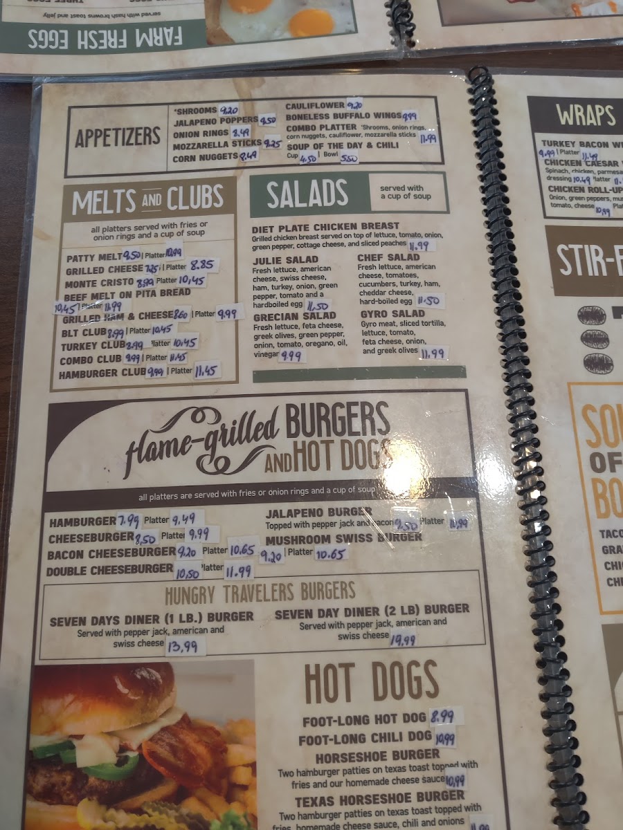 Seven Days Diner Photo Menu 10