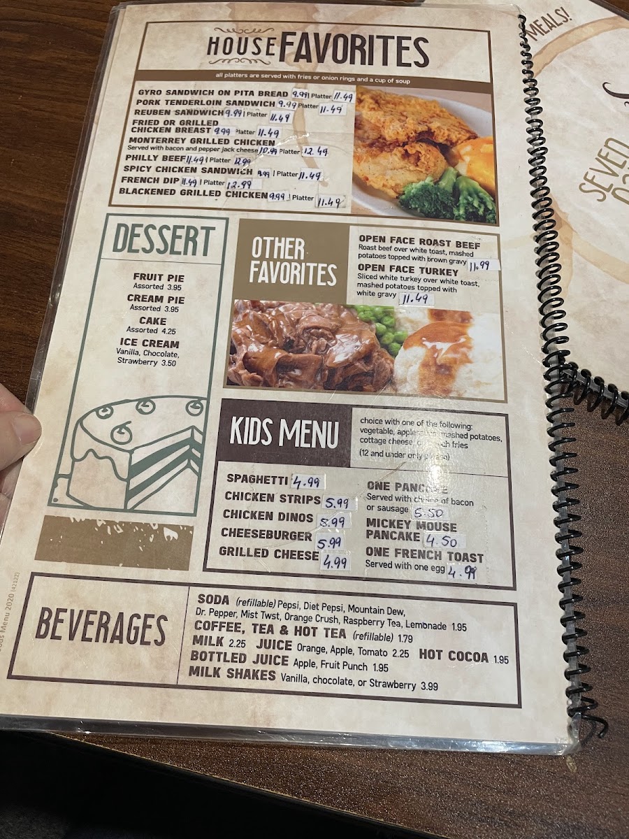 Seven Days Diner Photo Menu 6