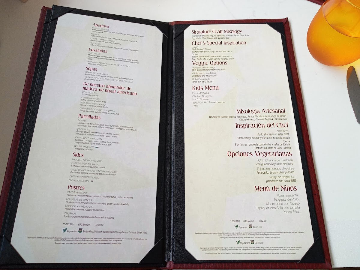 Armadillo Restaurant at Royalton Riviera Cancun Photo Menu 2