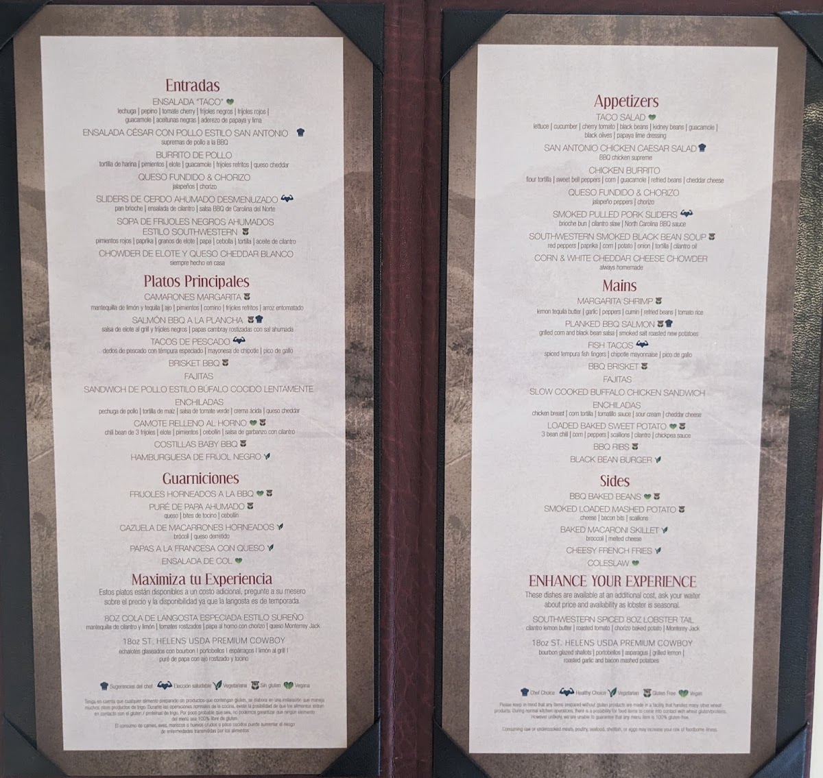 Armadillo Restaurant at Royalton Riviera Cancun Photo Menu 3
