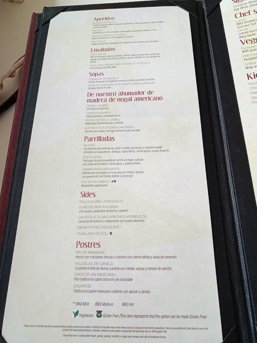 Armadillo Restaurant at Royalton Riviera Cancun Photo Menu 4