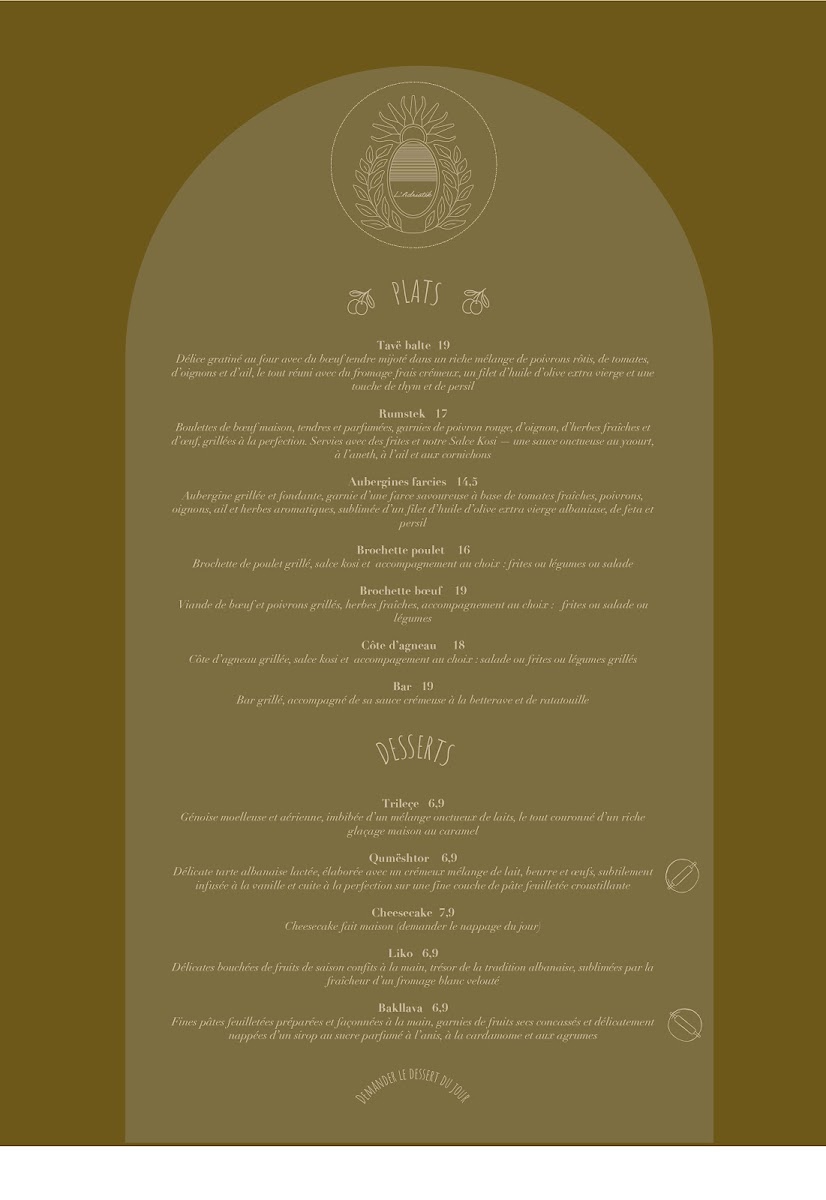 L'Adriatik Photo Menu 2