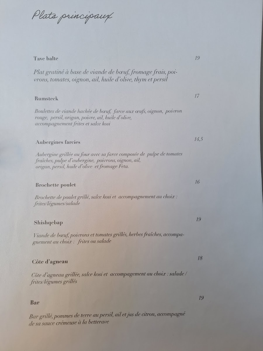 L'Adriatik Photo Menu 5
