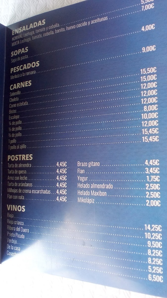 Restaurante Buenavista Photo Menu 2