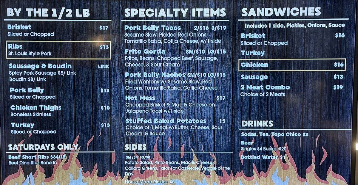 Coastal Que BBQ & More Photo Menu 1
