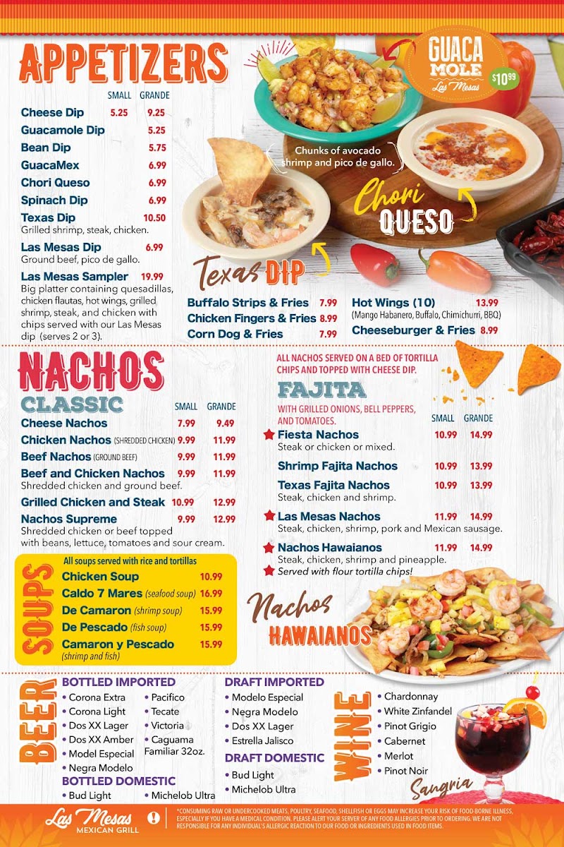 Las Mesas Mexican Grill #2 Photo Menu 1