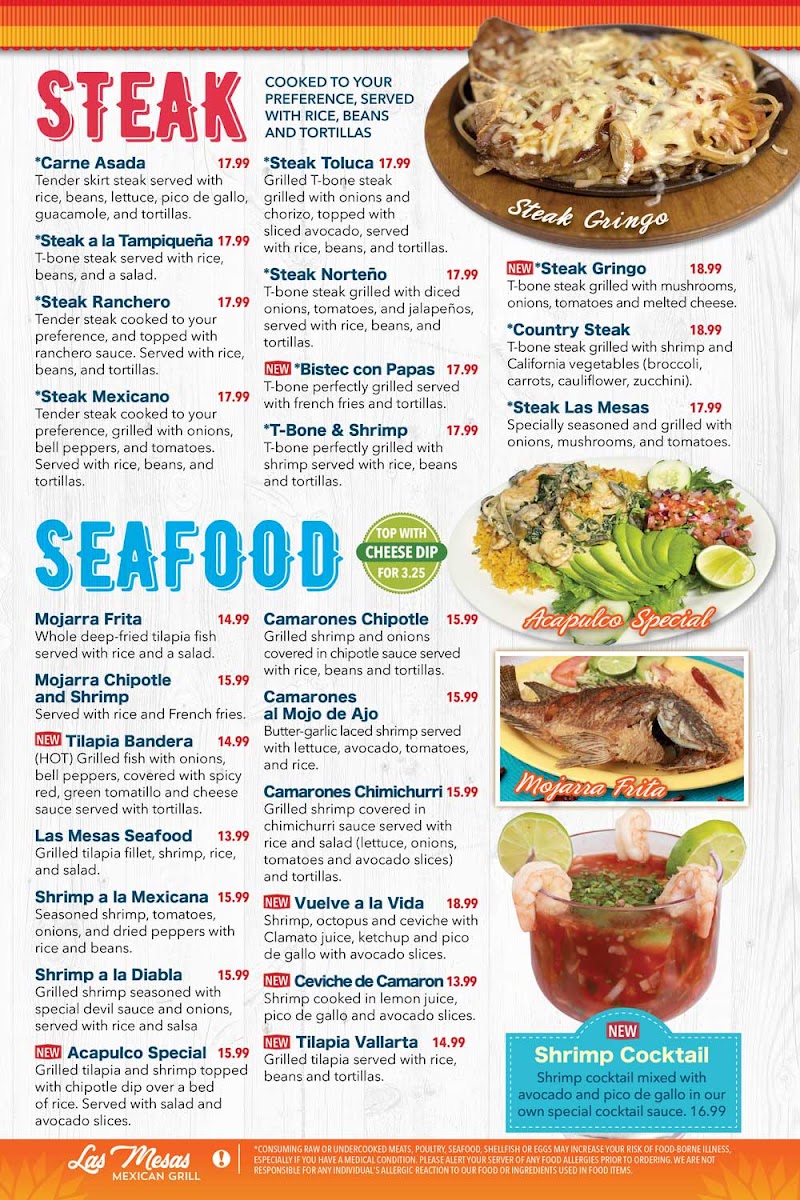 Las Mesas Mexican Grill #2 Photo Menu 2