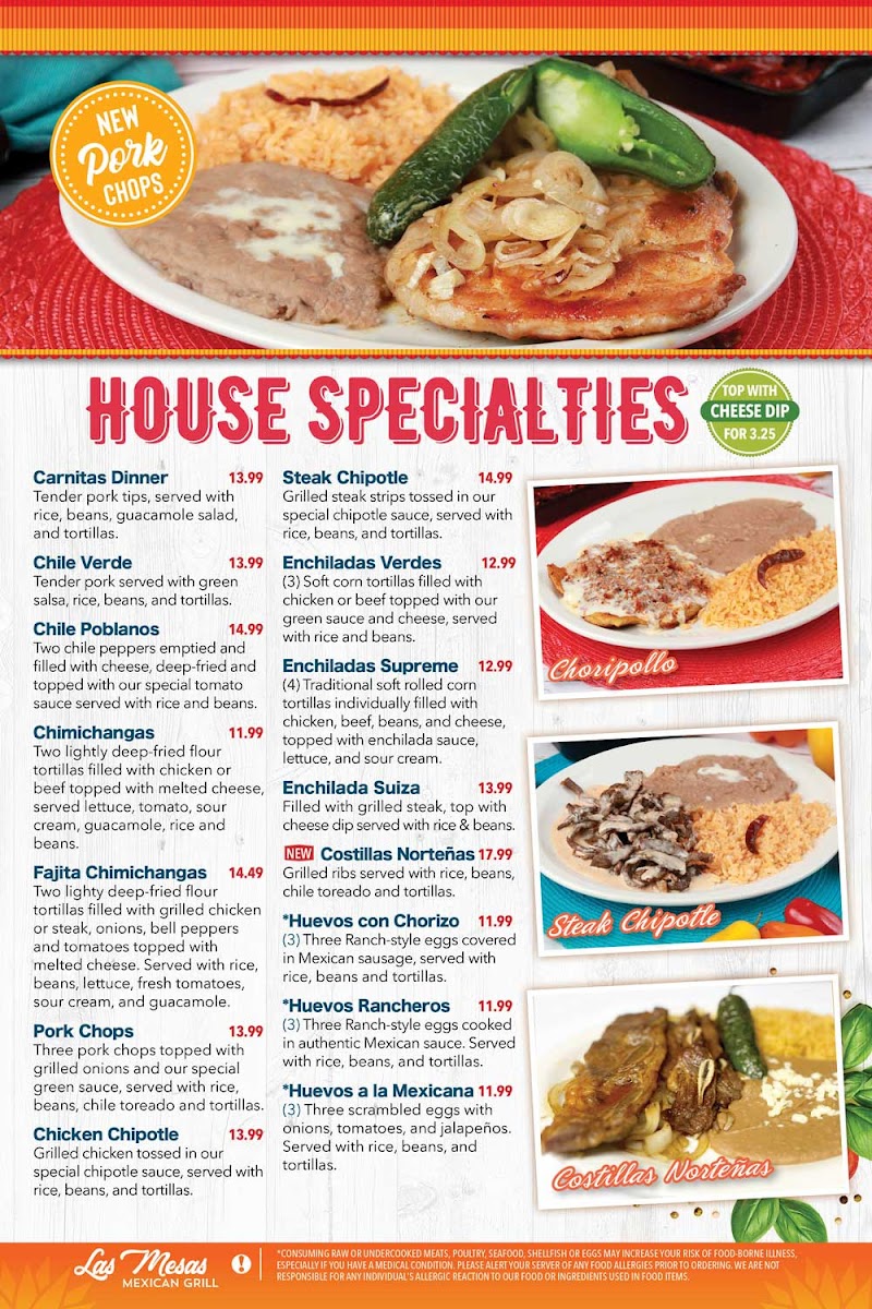 Las Mesas Mexican Grill #2 Photo Menu 3