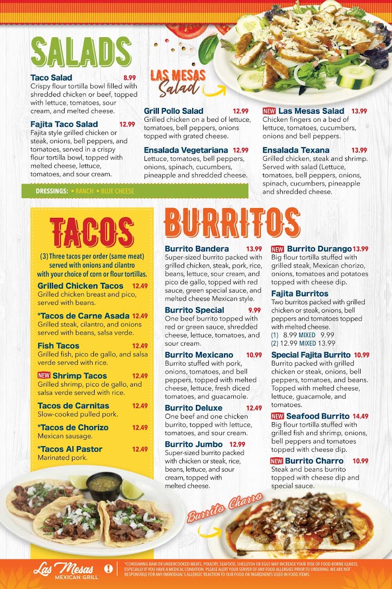 Las Mesas Mexican Grill #2 Photo Menu 6
