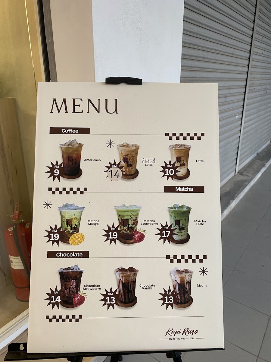 Kopi Raso Cafe Photo Menu 2
