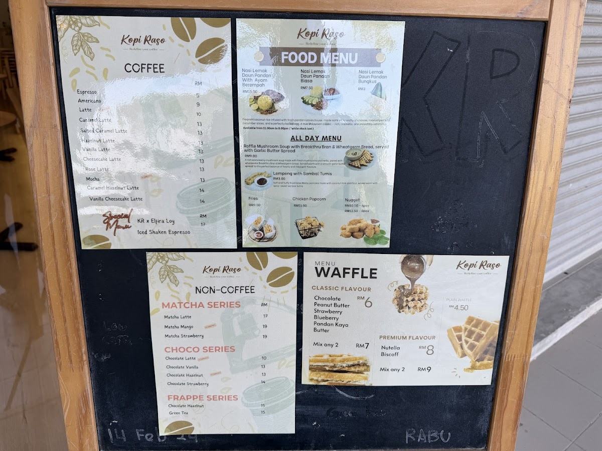 Kopi Raso Cafe Photo Menu 3