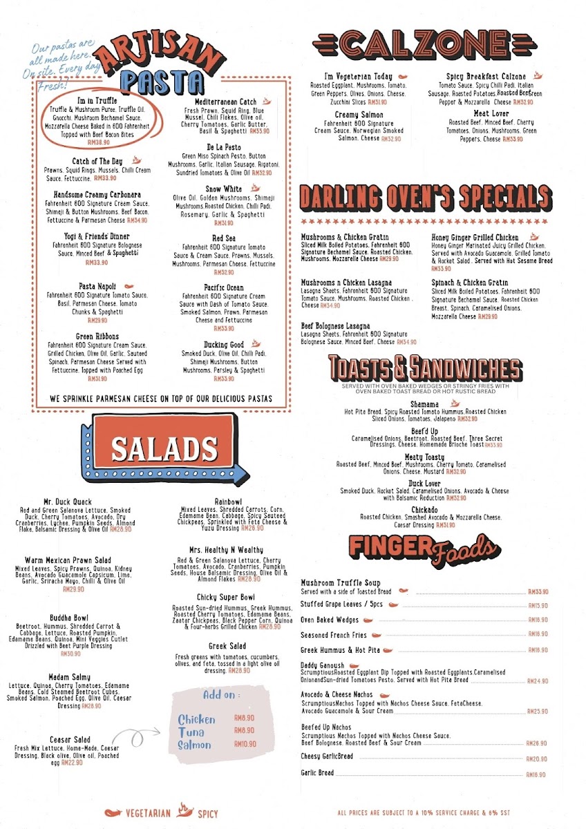 Fahrenheit 600 Cafe & Restaurant Photo Menu 3
