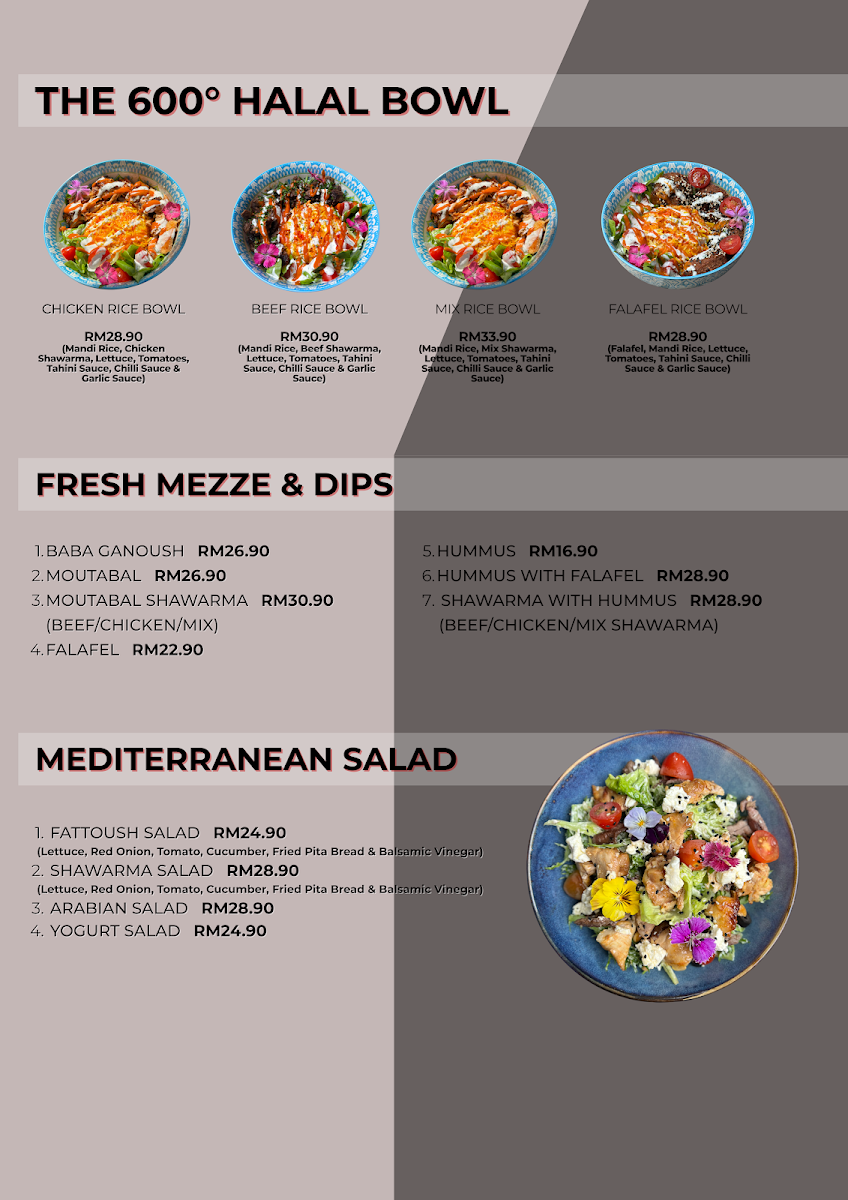 Fahrenheit 600 Cafe & Restaurant Photo Menu 8