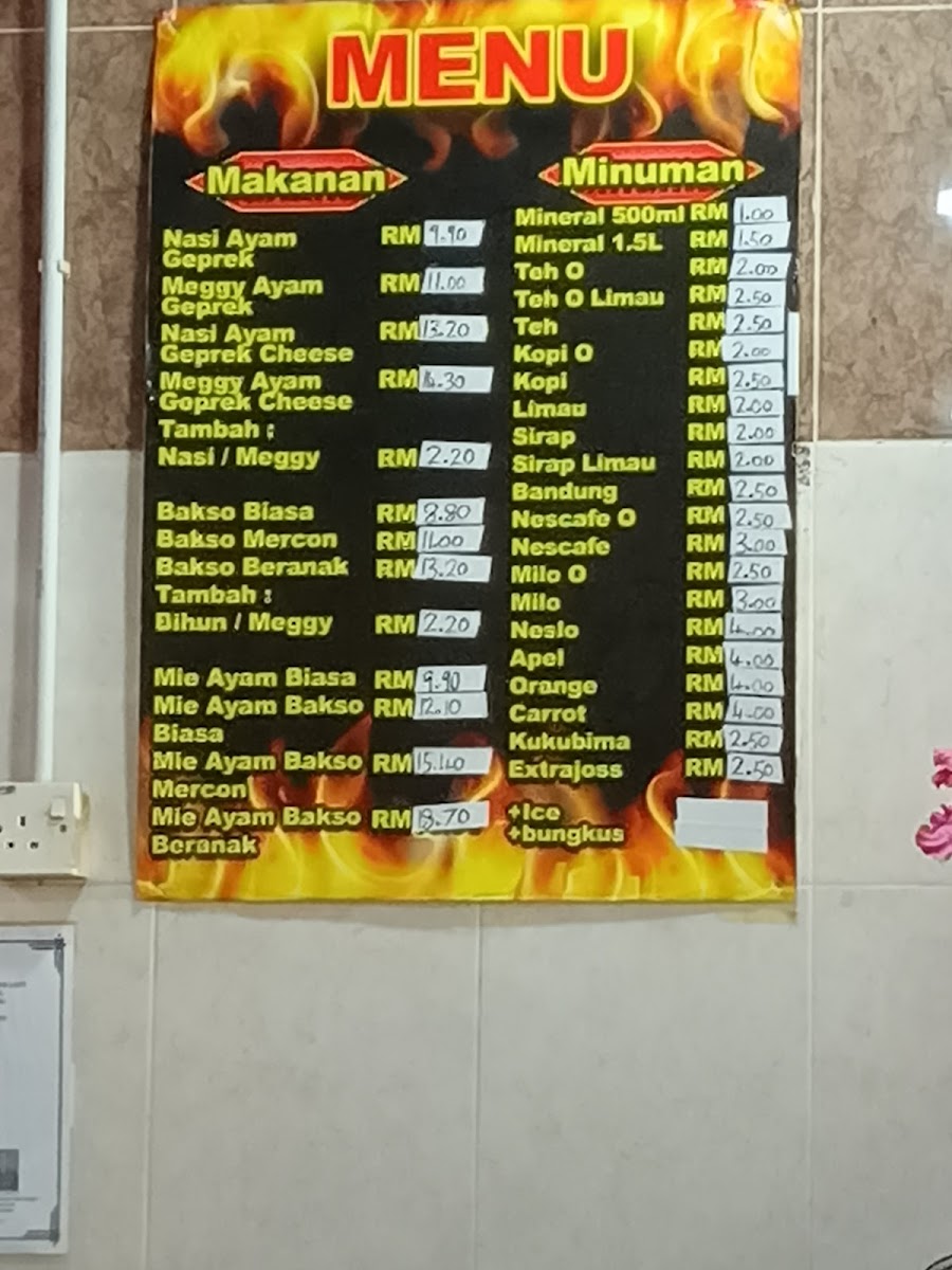 MaYa CaFe Photo Menu 4