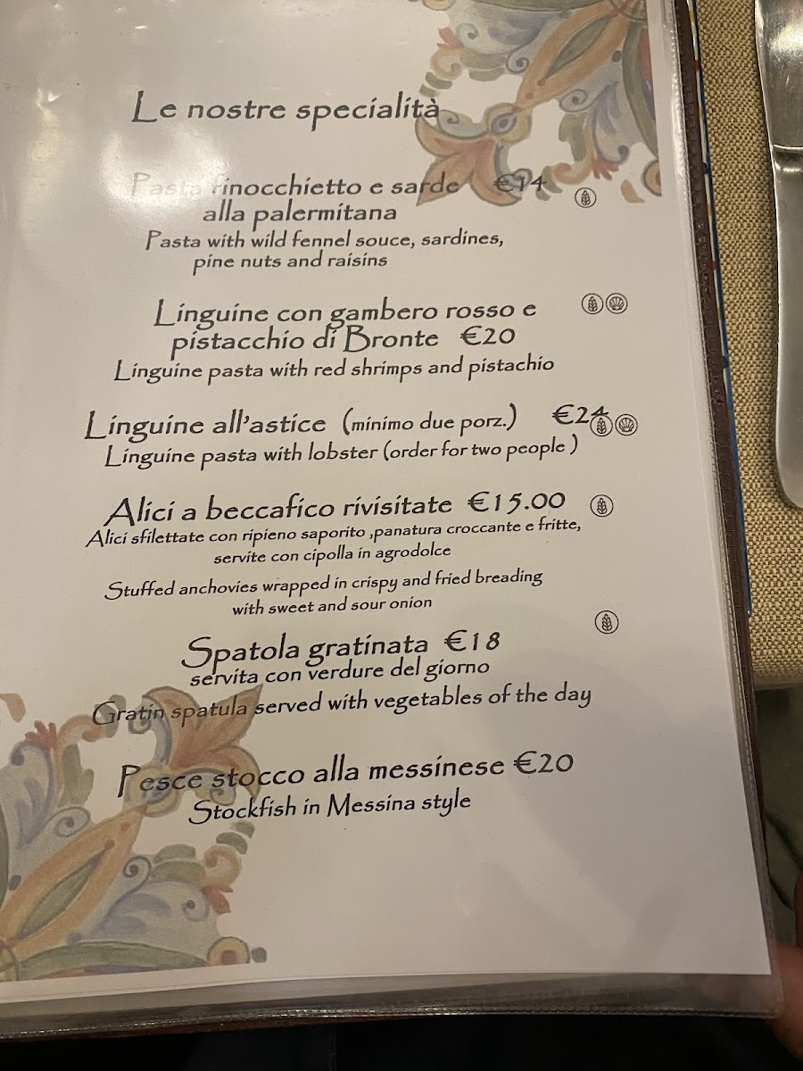 La Cucina Di Riccobono Photo Menu 1