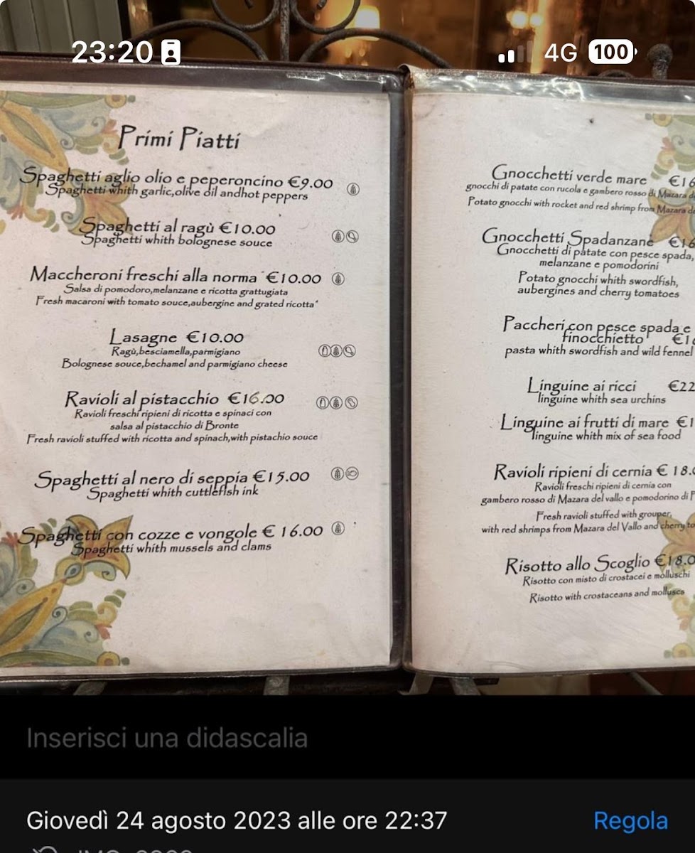 La Cucina Di Riccobono Photo Menu 3