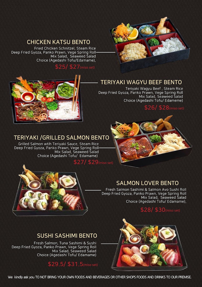 Haru Japanese Restaurant Photo Menu 3