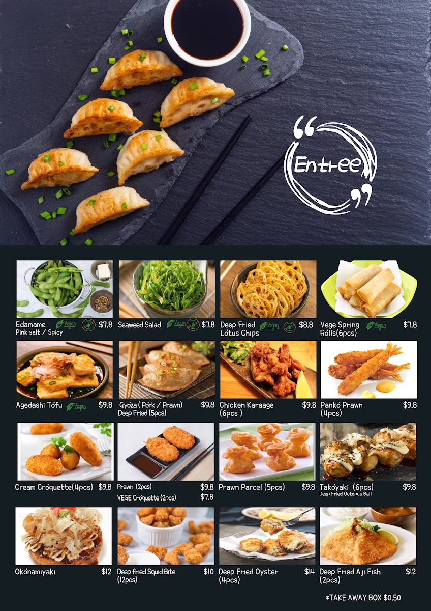 Haru Japanese Restaurant Photo Menu 9
