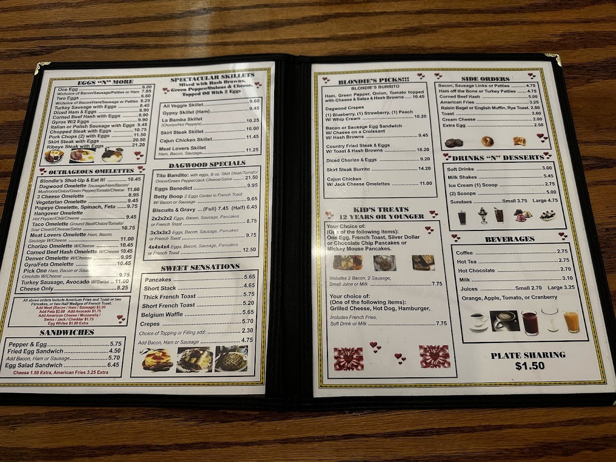 Blondie's Diner Photo Menu 5