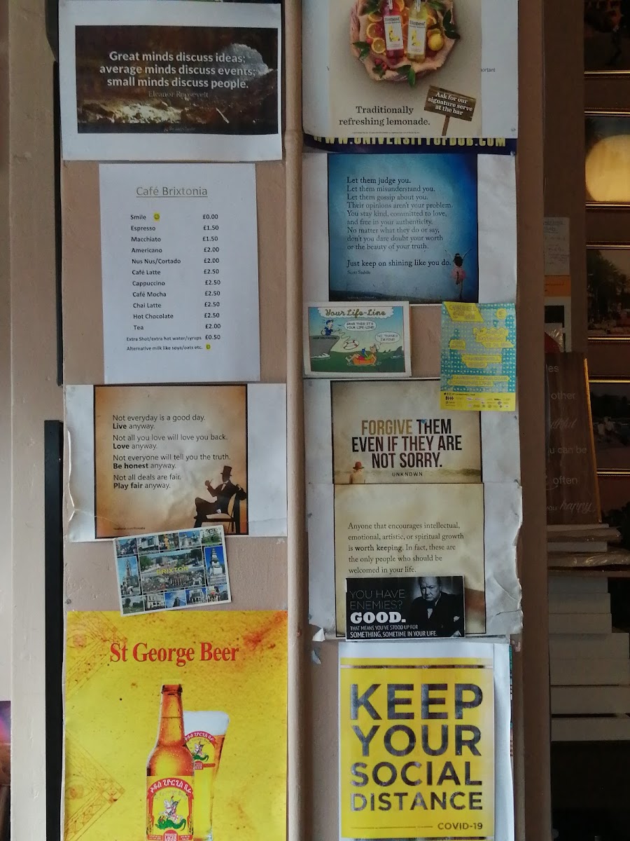 Brixtonia Photo Menu 2