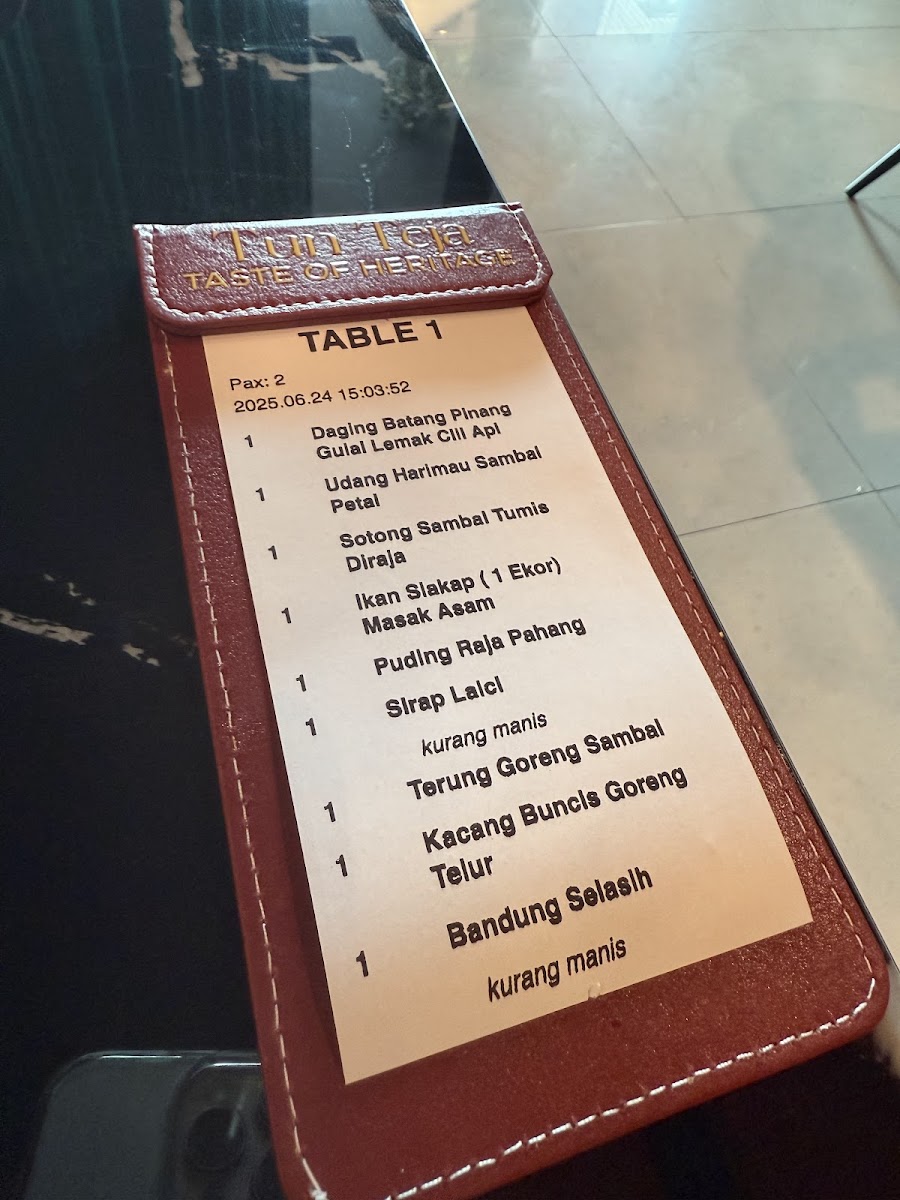 Restoran Tun Teja • Kuantan Photo Menu 3