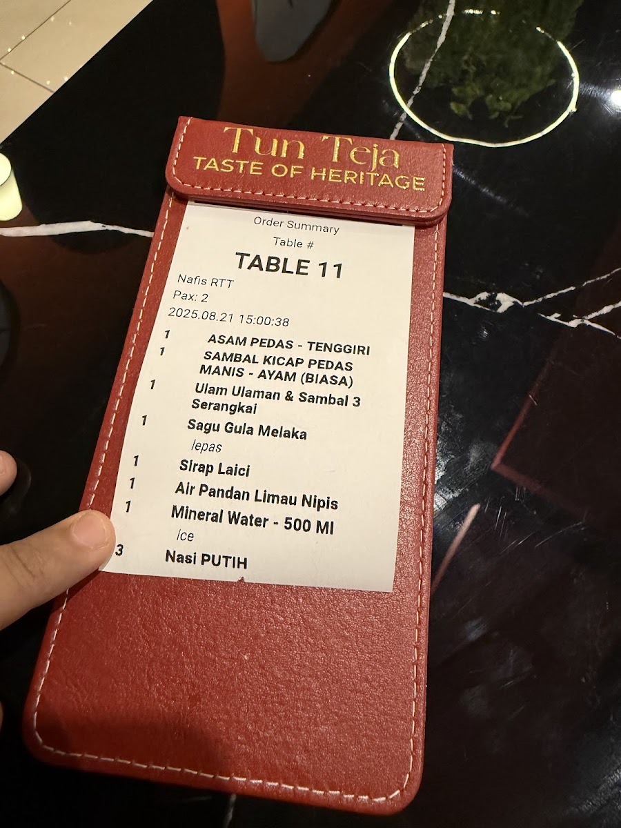 Restoran Tun Teja • Kuantan Photo Menu 6