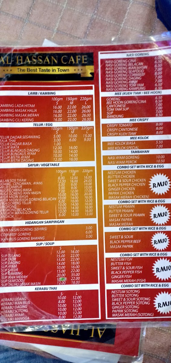 Al-Hassan Cafe Photo Menu 10