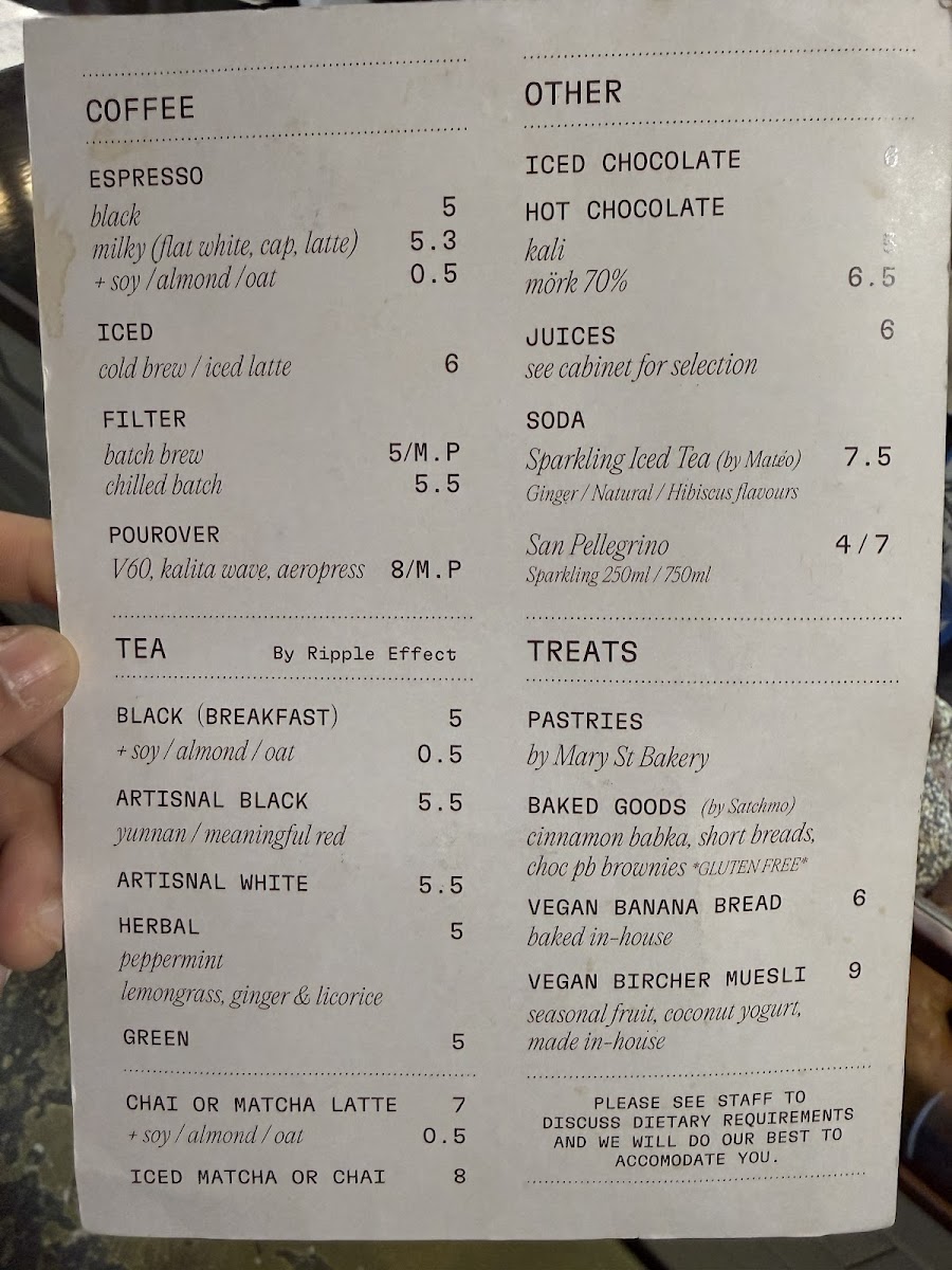 Best Wishes Coffee Photo Menu 1