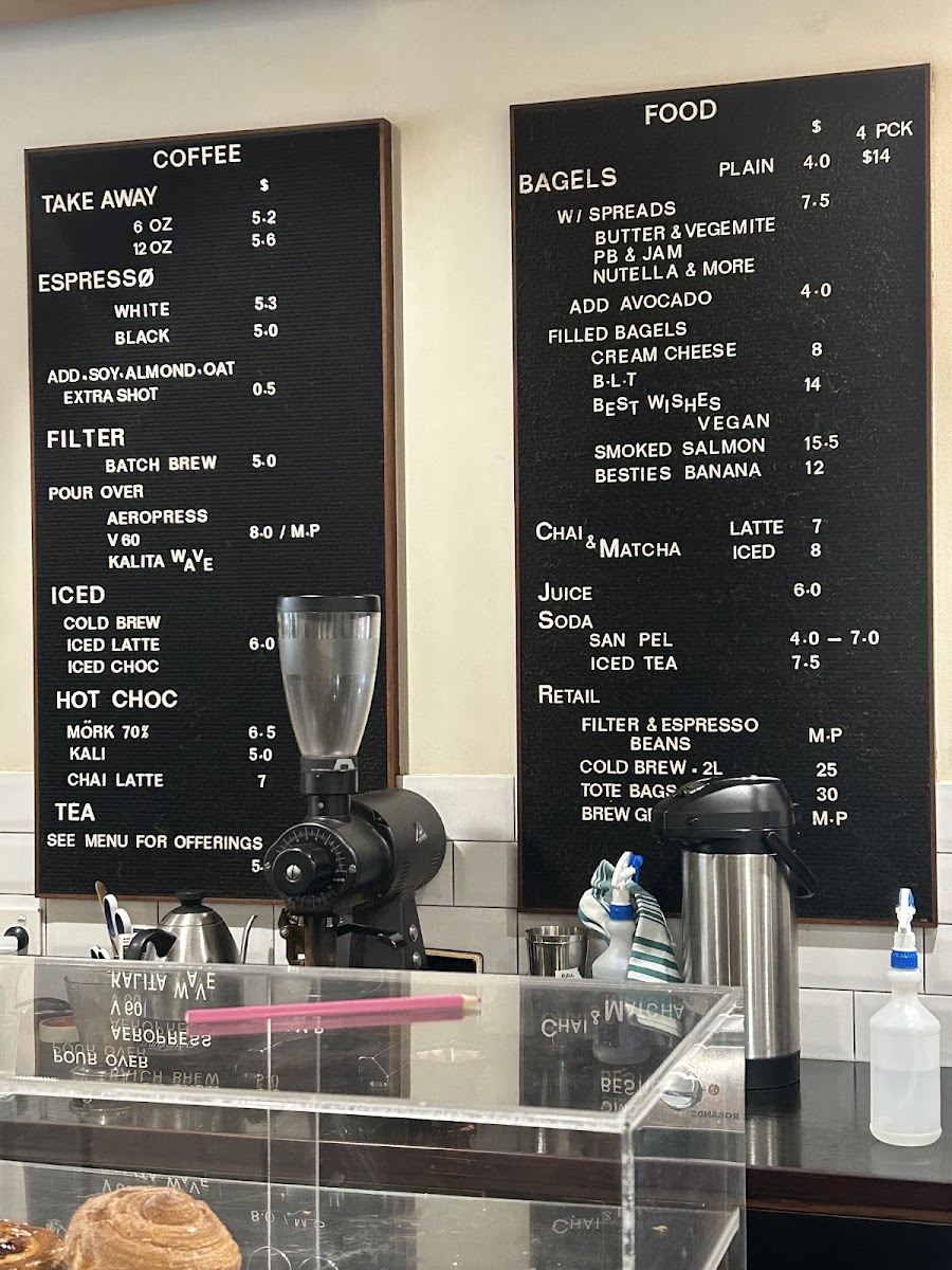 Best Wishes Coffee Photo Menu 2