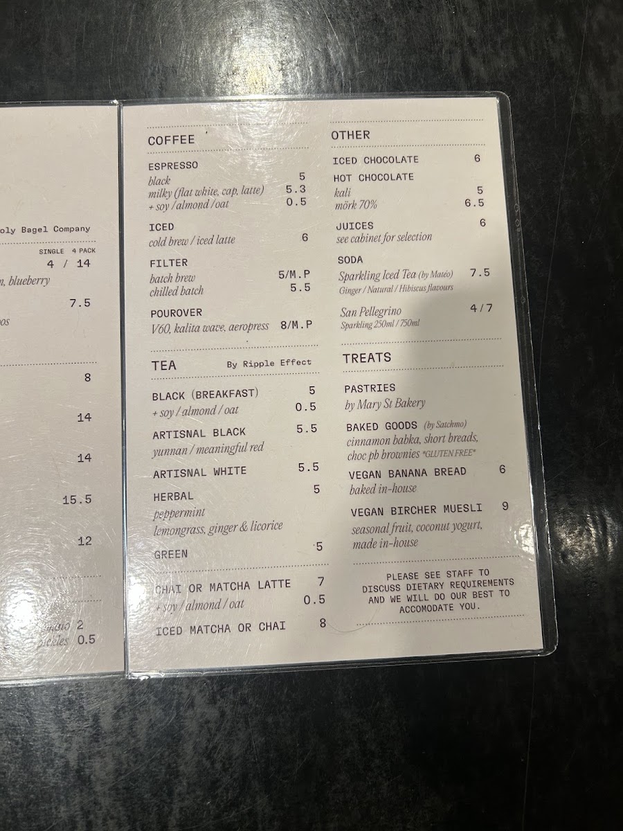 Best Wishes Coffee Photo Menu 5