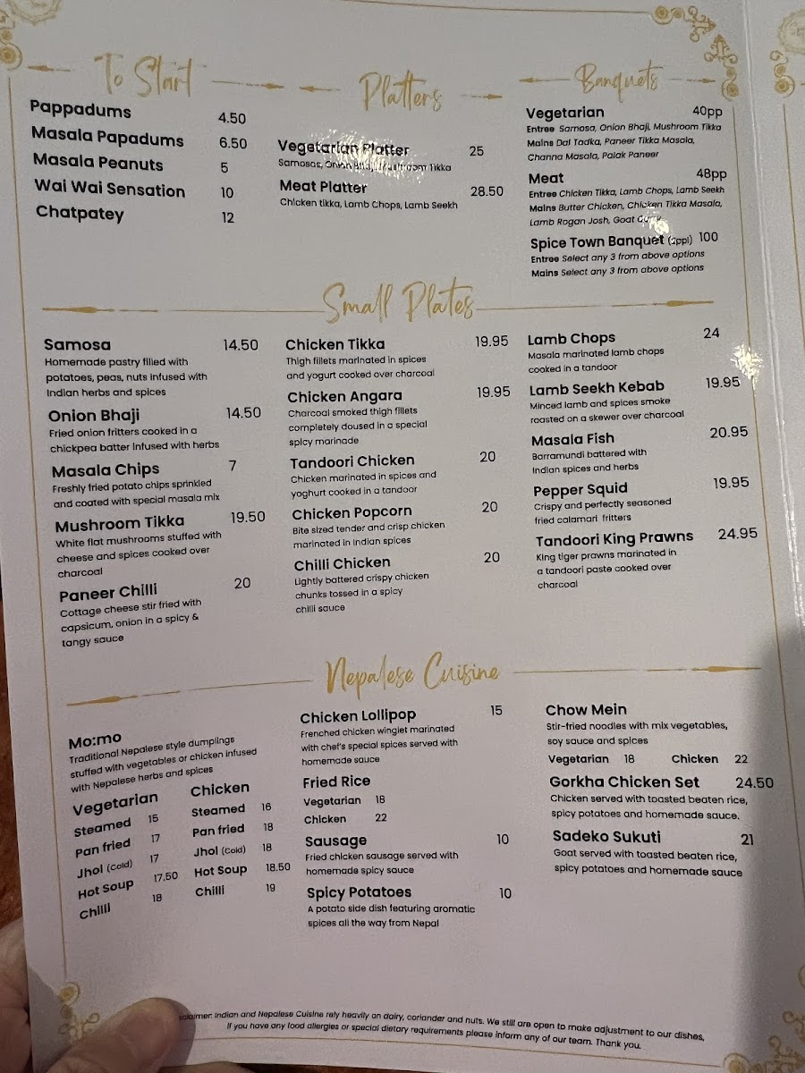 Spice Town Photo Menu 3
