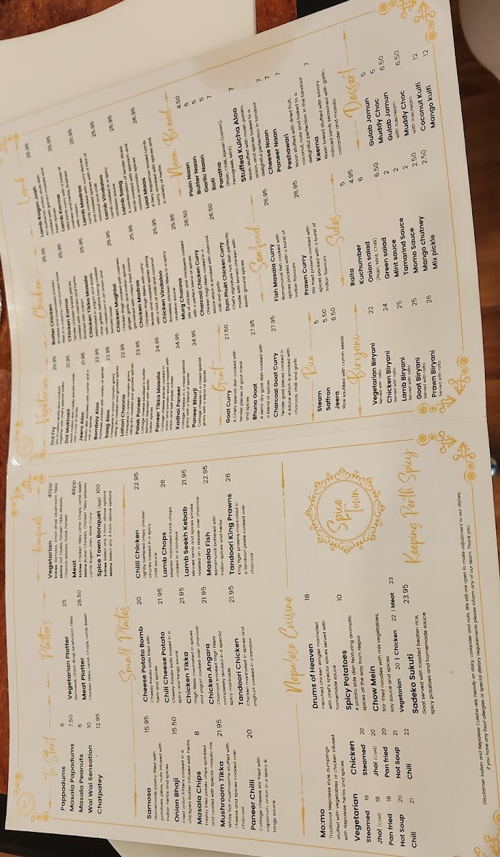Spice Town Photo Menu 7