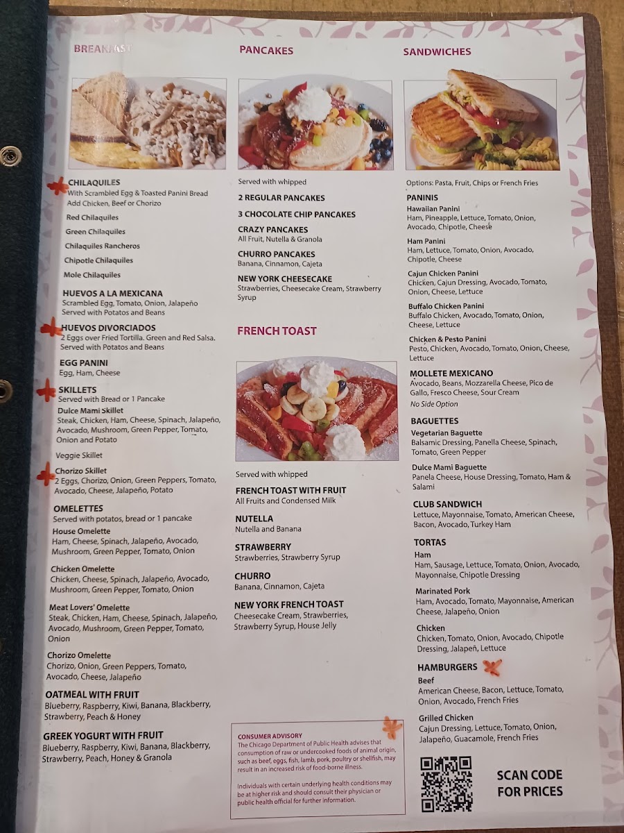 Dulce Mami Café Photo Menu 1