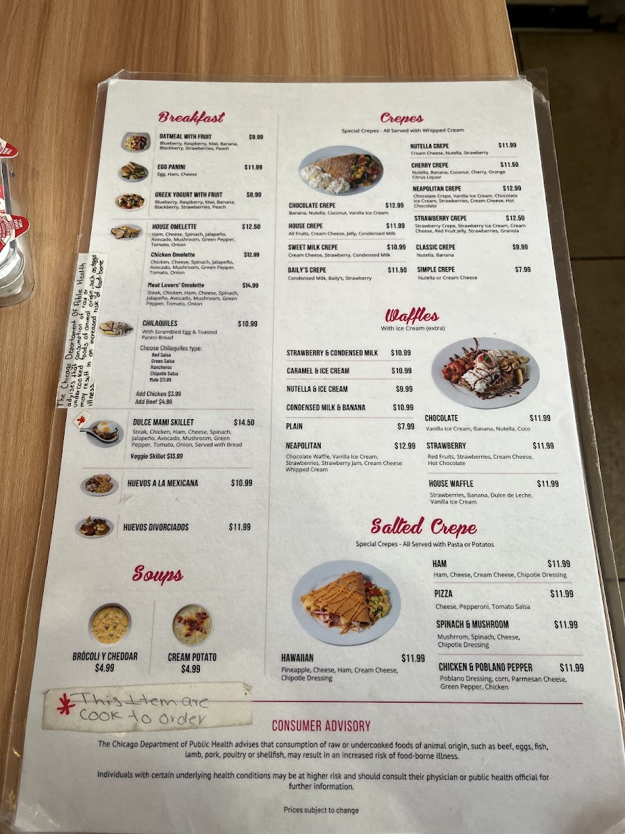 Dulce Mami Café Photo Menu 5
